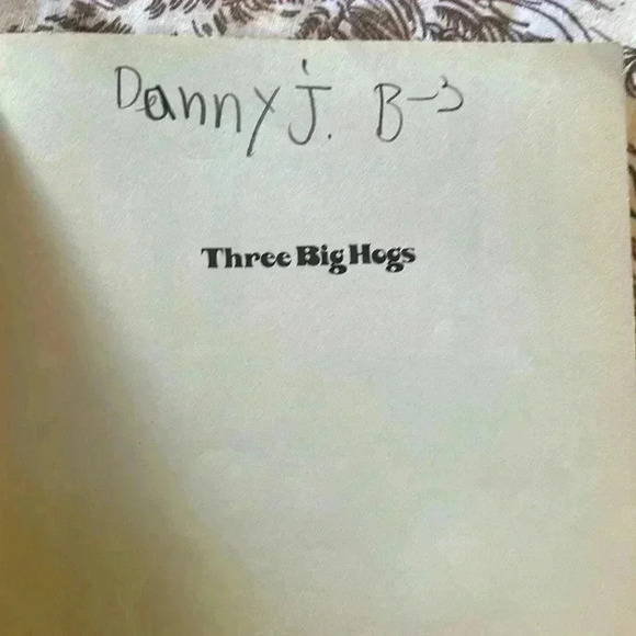 Vintage Three Big Hogs Manus Pinkwater Scholastic Paperback Children’s Book 70s - Picture 3 of 9